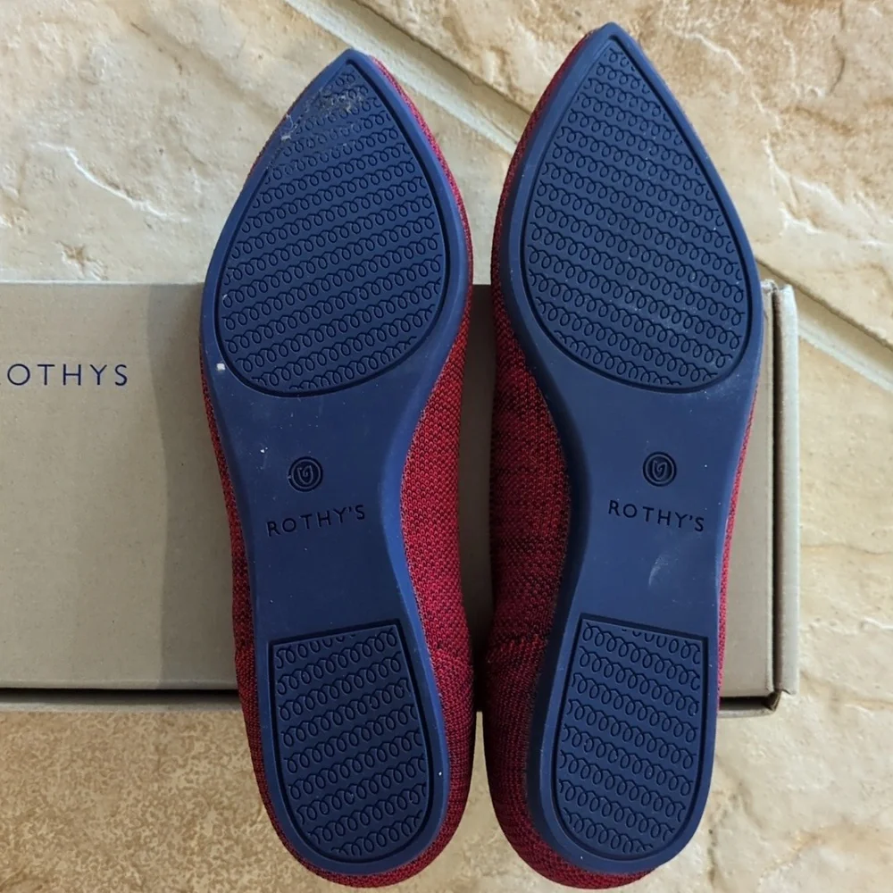Pointed Toe Red Rothys - Picture 2 of 3